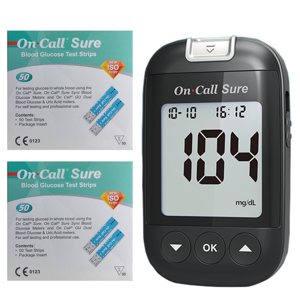 Glucometru OnCall Sure + 100 teste